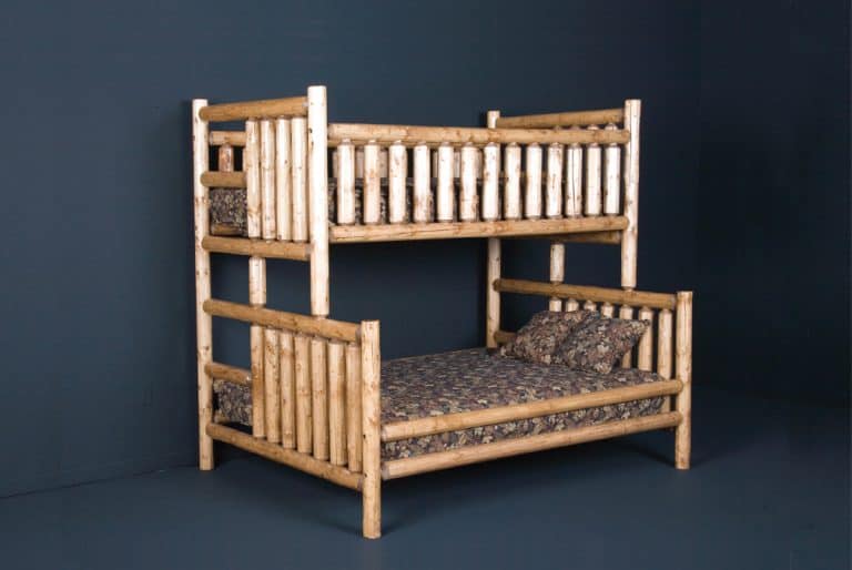 Log Bunk Bed Viking Log Furniture