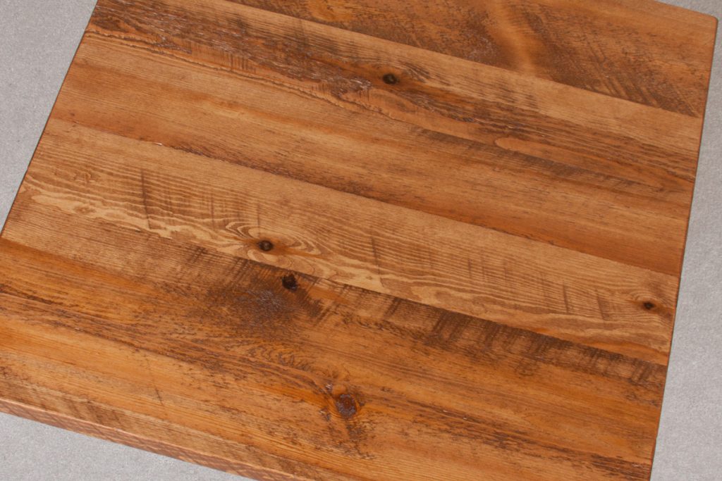 Barnwood Table Top Viking Log Furniture