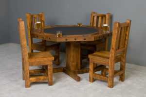 Barnwood Poker Table