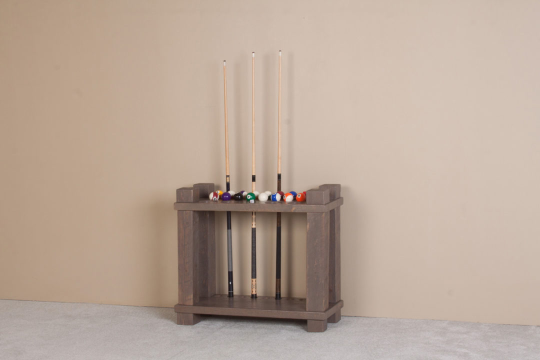 Barnwood Floor Cue Rack Viking Log Furniture