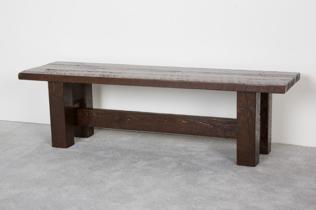 Barnwood Bench Viking Log Furniture
