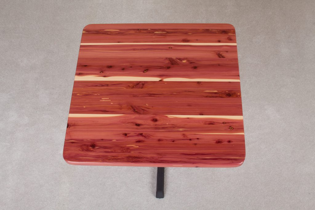 Red Cedar Table Top Viking Log Furniture