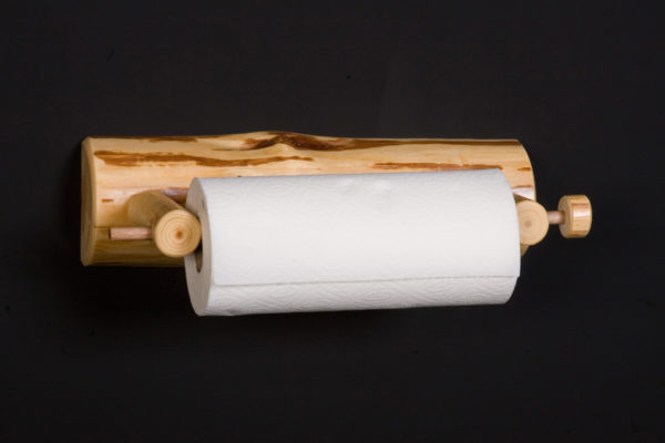 Log Paper Towel Holder