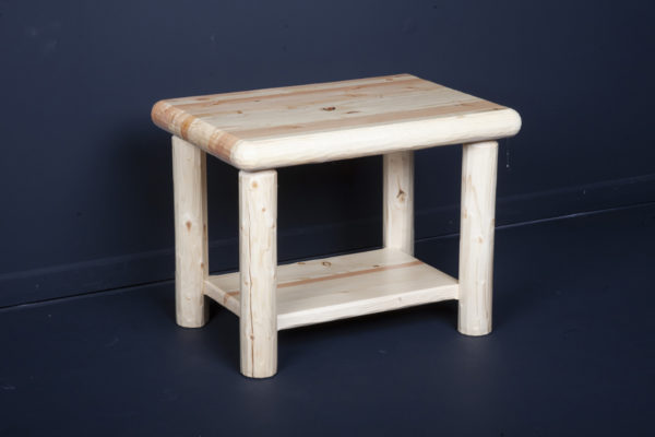 Northern Exposure End Table with Shelf