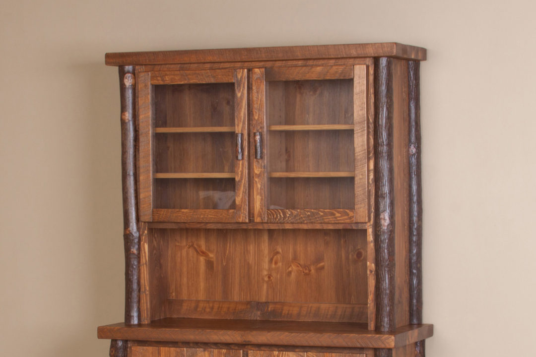 Sawtooth Hickory Hutch Viking Log Furniture