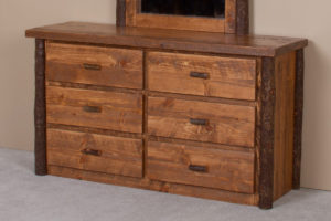 Sawtooth Hickory 6 Drawer Dresser